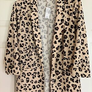 Maurices Leopard Print Blazer